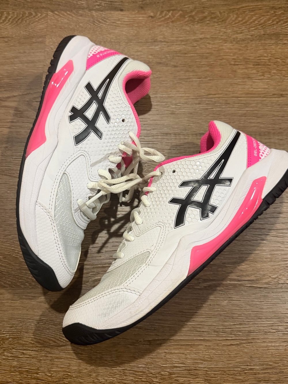 ASICS GEL-Dedicate 8 Pickleball Shoes Women’s 8.5 White Hot Pink